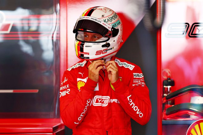 Prvouvrščeni Sebastian Vettel. FOTO: Dan Istitene Afp