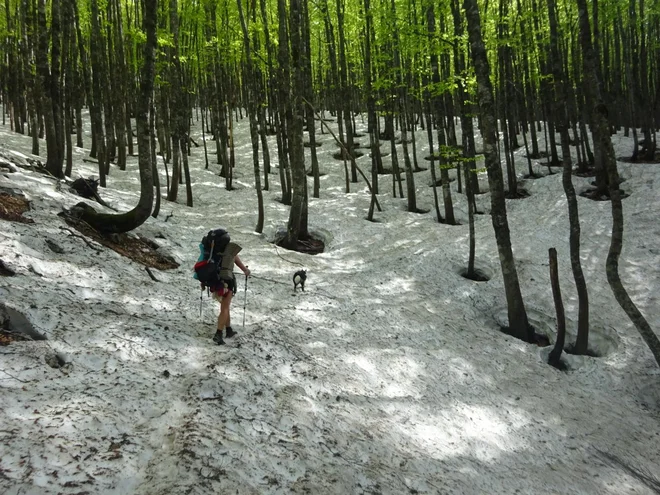 Narava je ponudila marsikakšen vremenski izziv. FOTO: osebni arhiv