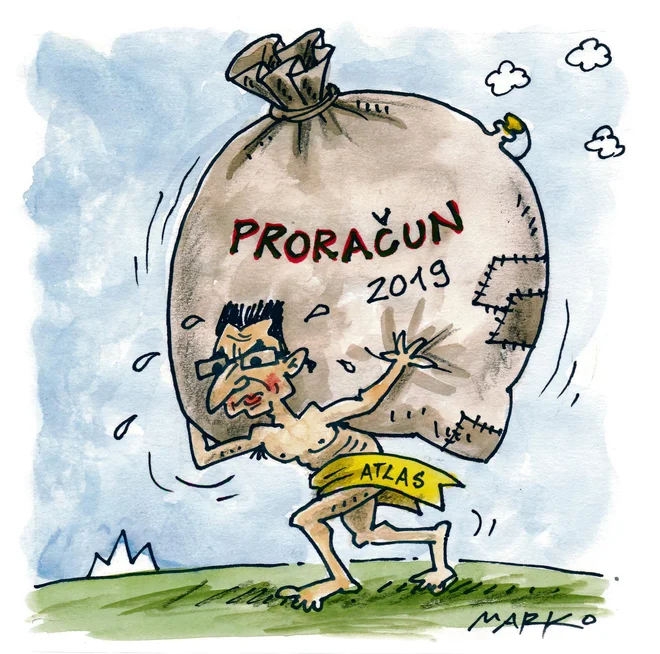 Pričakovati od kapitalske družbe (Kad), da bo več prispevala v pokojninsko blagajno, pomeni zgolj, da bo manj ostalo za pokojninsko varnost prihodnjih generacij. KARIKATURA: Marko Kočevar