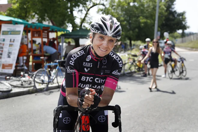 Andreja Trojar je lani sodelovala na barjanki, letos se je opogumila za veliko Franjo. FOTO: Leon Vidic/Delo