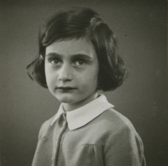 Ana kot deklica. FOTO: Hiša Anne Frank