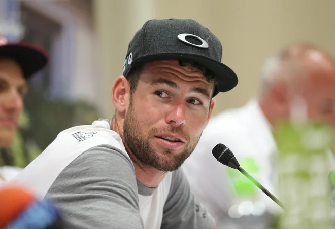 Mark Cavendish bo lovil prvo zmago v Sloveniji. FOTO: Tadej Regent/Delo