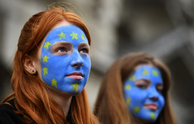 &raquo;Evropska unija lahko razpade, Evropa ne sme!&laquo;&nbsp;FOTO: Reuters