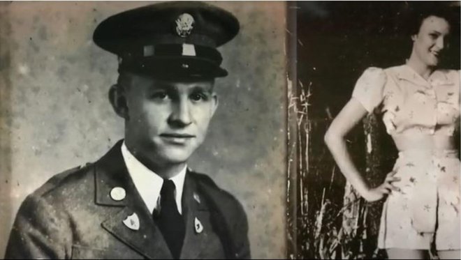 Ameriški mladenič se je zaljubil v ljubko 18-letnico junija 1944, njuna romanca je trajala nekaj tednov.