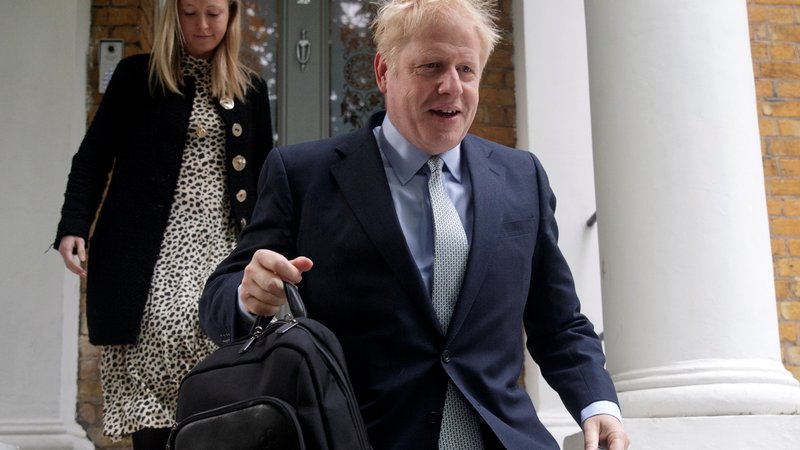 Fotografija: Boris Johnson si je že zagotovil mesto v finalnem krogu volitev za novega voditelja konservativcev. FOTO: Simon Dawson/Reuters