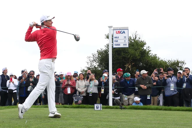 Justin Rose je na Peeble Beachu začel odlično. FOTO: AFP