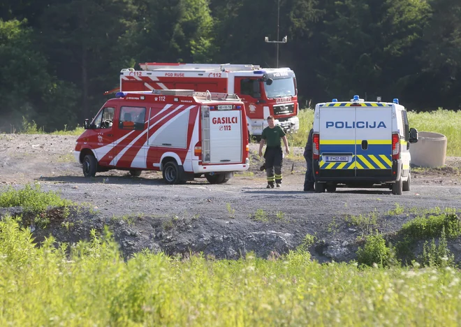 Požar na deponiji Halda FOTO: Tadej Regent