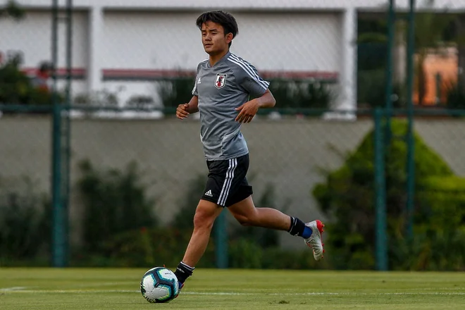 Takefusa Kubo velja za čudežnega dečka japonskega nogometa. FOTO: AFP