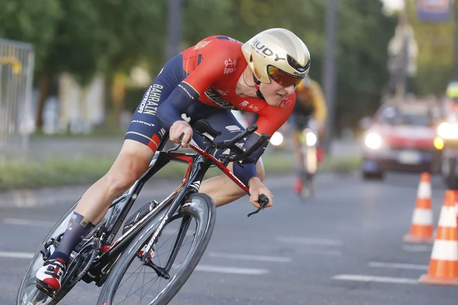 Matej Mohorič je zaostal kar 53 sekund. FOTO: Leon Vidic/Delo