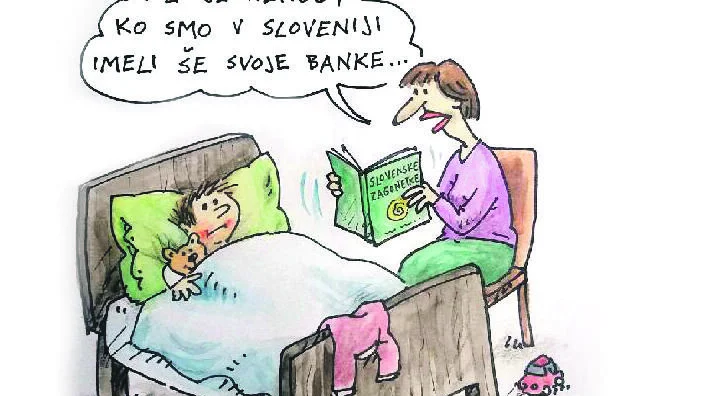 Fotografija: Prodaja Abanke KARIKATURA: Marko Kočevar