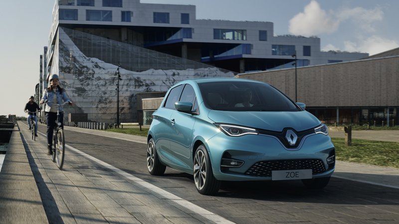 Fotografija: Renault zoe se poslej ponaša s precej večjiim dosegom. Foto Renault