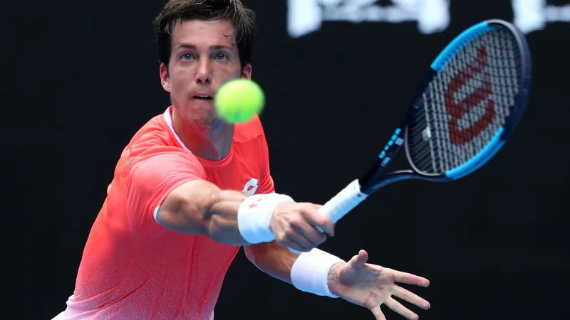 Fotografija: Aljaž Bedene je dosegel prvo zmago v glavnem žrebu turnirja ATP po aprilu. FOTO: Reuters