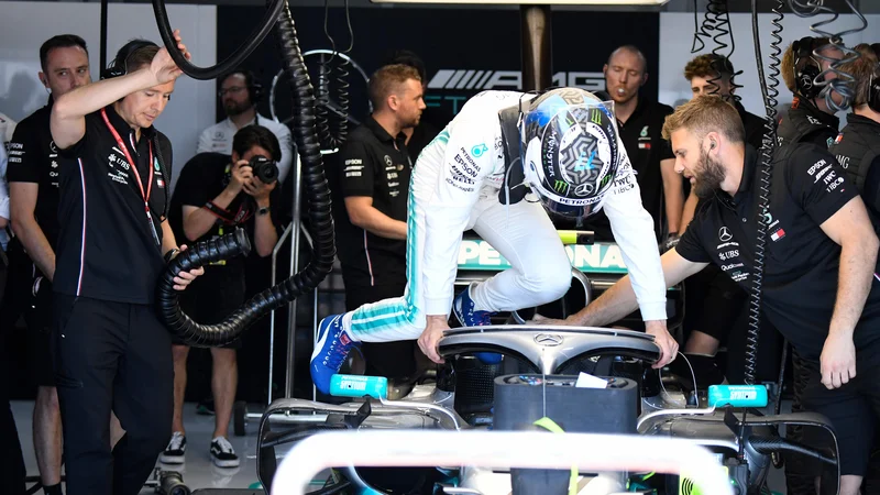 Fotografija: Valtteri Bottas je dobil drugi današnji trening. FOTO: AFP