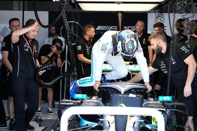 Valtteri Bottas je dobil drugi današnji trening. FOTO: AFP