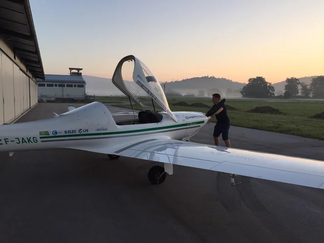 Iz Slovenskih Konjic proti Barceloni. FOTO: Green Liht World Flight