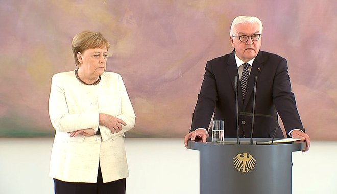 Angela Merkel je bila sicer le redko odsotna zaradi bolezni. FOTO: Reuters