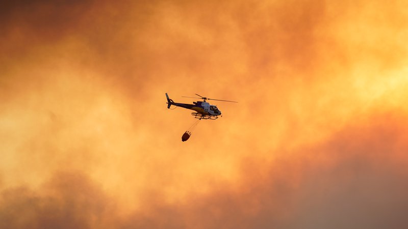 Fotografija: Požar pri Toledu. FOTO: Reuters