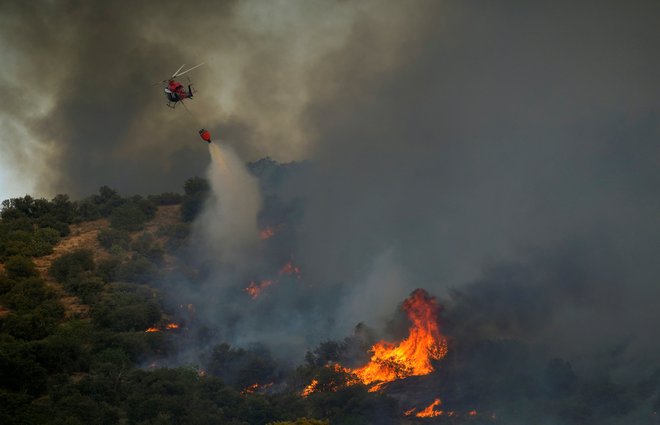 Požar pri Toledu. FOTO: Reuters