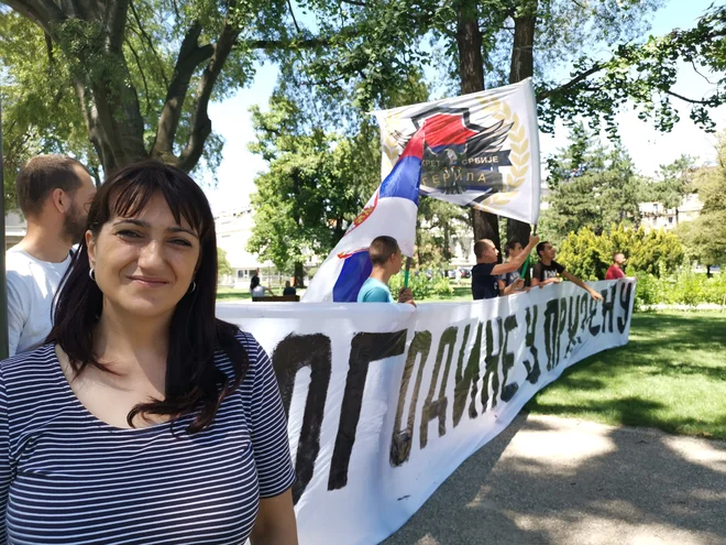 Jelene Zlatanović, protivladno združenje Gerila. Foto Milena Zupanič