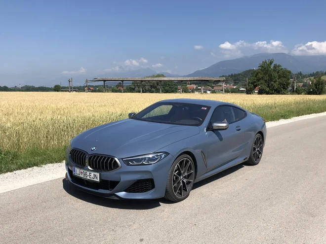 BMW M850i je sodoben veliki kupe, ki mami poglede. FOTO: Aljaž Vrabec