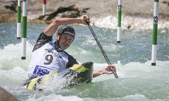 Anže Berčič je v finalu zaostal za zmago za sekundo in 36 stotink. FOTO: Jože Suhadolnik