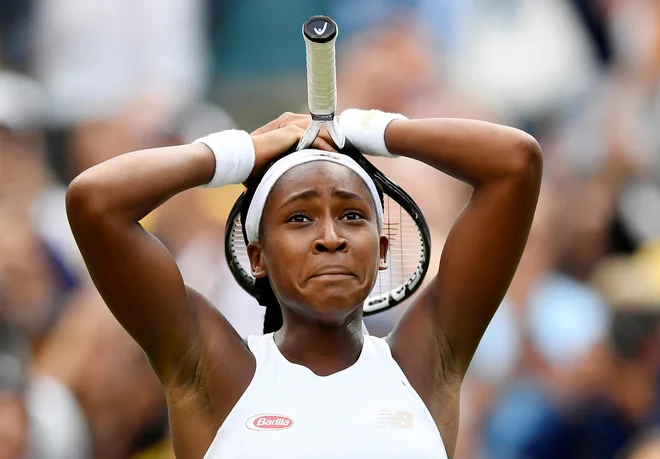 Komaj 15-letna Cori Gauff je izločila svojo vzornico Venus Williams. FOTO: Reuters