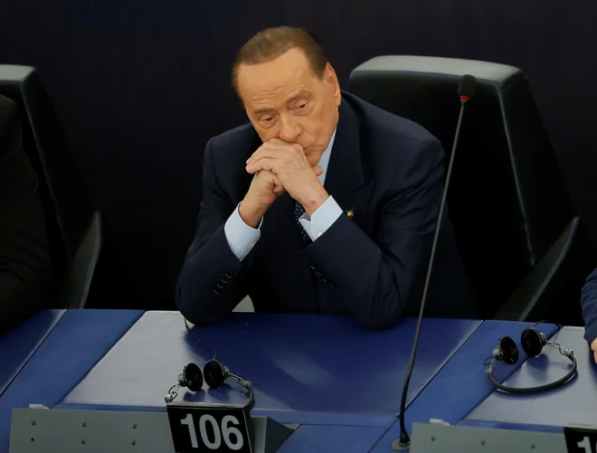 V parlamentu po novem sedi tudi nekdanji italijanski premier Silvio Berlusconi. Foto: Vincent Kessler/ Reuters