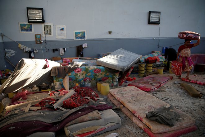 Kamp je uničen. FOTO: Ismail Zetouni Reuters