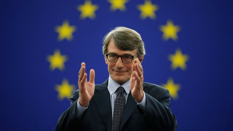 Fotografija: Novi predsednik evropksega parlamenta David-Maria Sassoli. Foto:Vincent Kessler/Reuters