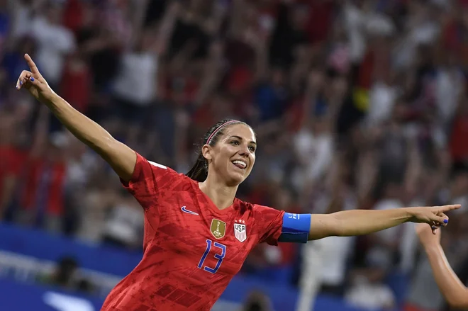 Alex Morgan je ena od treh kapetank ameriške reprezentance. FOTO: Afp