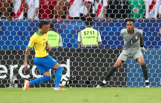 Everton je v 15. minuti Brazilijo popeljal v vodstvo. FOTO: Reuters