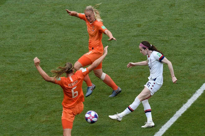 Rose Lavelle je zapečatila usodo Nizozemk. FOTO: AFP
