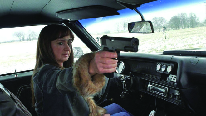 Christina Lindberg - originalna filmska pretepačica s prevezo čez oko. Foto Arhiv festivala