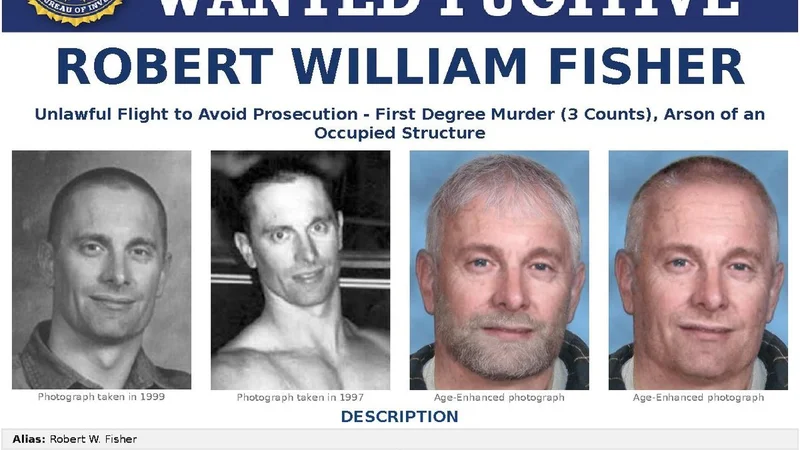 Na julijski lestvici FBI je najvišje morilec lastne žene in dveh otrok Robert William Fisher, za katerega ponujajo le 100.000 dolarjev. FOTO: Reuters