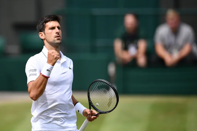 Novak Đoković bo v polfinalu Wimbledona igral osmič v zadnjih desetih letih. FOTO: AFP