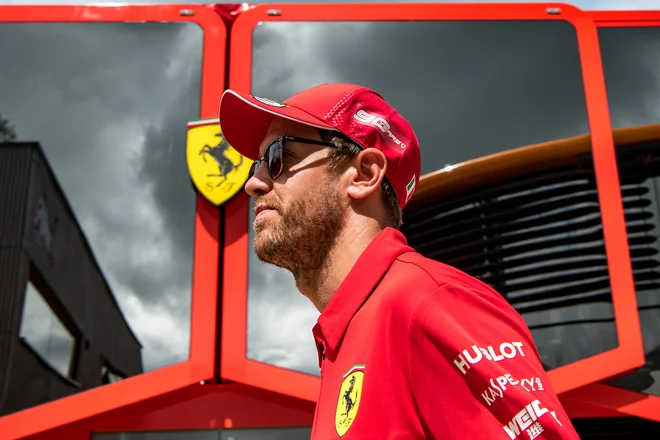 Sebastian Vettel bo v Silverstonu branil lansko zmago, eno zadnjih v karieri. FOTO: AFP