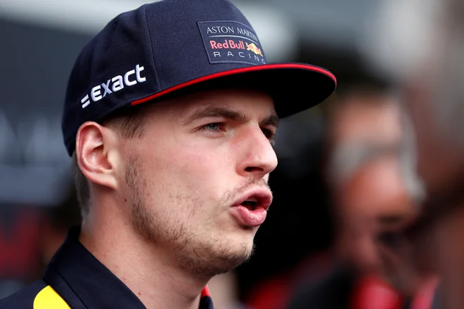 Max Verstappen si obeta ponovitev podviga iz Avstrije. FOTO: Reuters