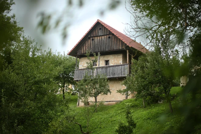 Nekdanja Lamutova hiša, sedanji informacijski center parka