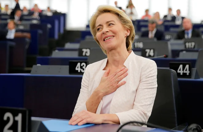 Izvoljena je bila le z 9 glasovi večine. FOTO: Vincent Kessler/Reuters
