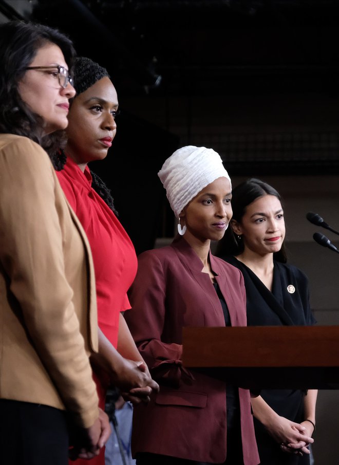 Štiri demokratske upornice. FOTO:Alex Wroblewski/AFP