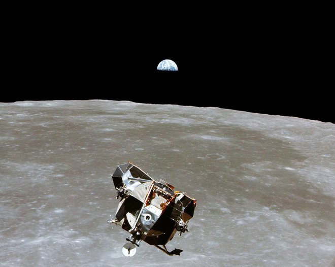 Lunarni modul Apollo 11 FOTO: Michael Collins/NASA/Reuters