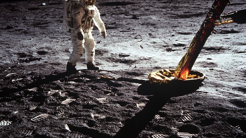 Fotografija: Buzz Aldrin na Luni. FOTO: Nasa