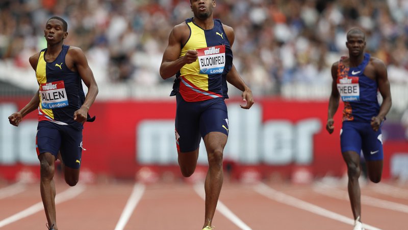 Fotografija: Najboljši v teku na 400 metrov v Londonu. FOTO: AFP