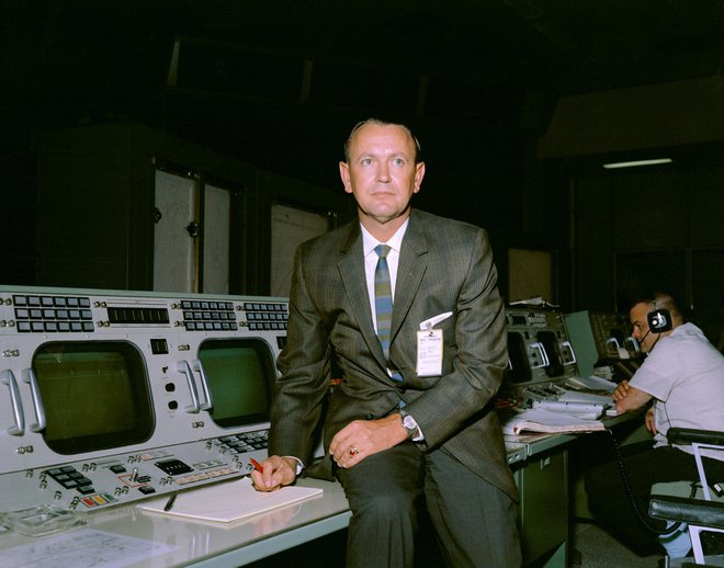 Kraft je nadzoroval polete v programih Mercury, Gemini in Apollo. FOTO: Nasa