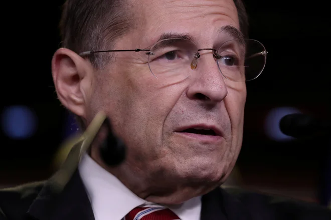 Predsednik pravosodnega odbora Jerrold Nadler. FOTO: Jonathan Ernst/Reuters