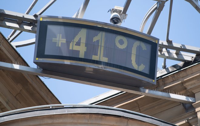 V Nemčiji so namerili nov temperaturni rekord. 
Foto Marijan Murat Afp