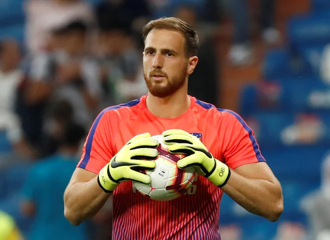 Jan Oblak je branil vso tekmo. ​FOTO: Reuters