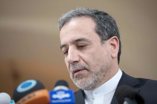 Namestnik iranskega zunanjega ministra Abas Aragči je vzdušje na srečanju označil kot konstruktivno. FOTO: Alex Halada/Afp