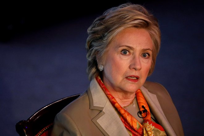 Prejšnja demokratska predsedniška kandidatka Hillary Clinton. FOTO: Brendan Mcdermid/Reuters