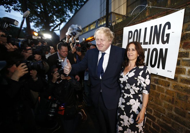 Boris Jonson je sicer uradno še vedno poročen z nekdanjo življenjsko sopotnico Marino Wheeler. FOTO: Peter Nicholls/Reuters